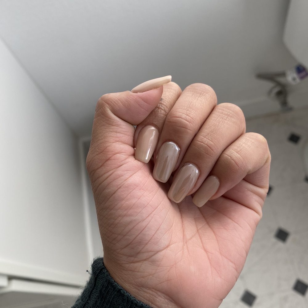 Julie's Nails - Nude dip powder done by miss Tammie . - Nail Salons Near Me - Tacoma, Washington Julie's Nails - Nude dip powder done by miss Tammie . - Nail Salons Near Me - Tacoma, Washington