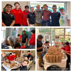Jesuit High School - Day of service in the community at Loaves & Fishes and the Mustard Seed School