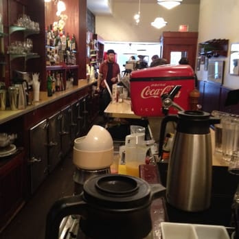 The Senator - Looking along the soda bar towards the front. - Breakfast & Brunch Near Me - Toronto, Ontario