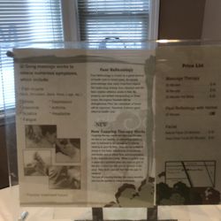 Chinese Natural Therapy Center - Menu