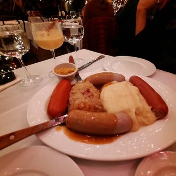 Rolfs - Bratwurst platter - tasteless pile...at $60 - German Near Me - New York, New York