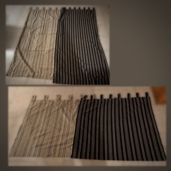 Island Thread & Stitches - Floor length curtains cut and hemmed to apron curtains - Sewing & Alterations Near Me - Everett, Washington Island Thread & Stitches - Floor length curtains cut and hemmed to apron curtains - Sewing & Alterations Near Me - Everett, Washington