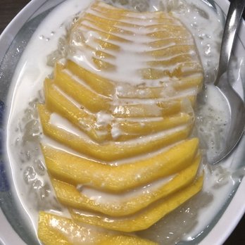 Thai Evergreen - sweet sticky rice (mango) - Thai Near Me - Orem, Utah