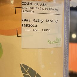 Bubble tea ingredients