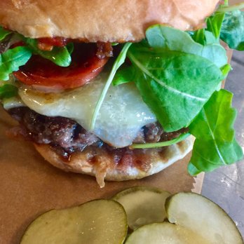 Moo Creamery - Spanish Chorizo Burger - Burgers Near Me - Bakersfield, California