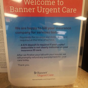 Banner Urgent Care Located On The Southeast Corner Of Dobson And