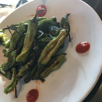 Benihana - Downey - Shishito peppers, not very grilled and has some sort of teriyaki sauce it's covered but still good - Sushi Bars Near Me - Downey, California