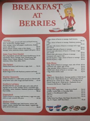 Menu photo 8 Breakfast At Berries Le Claire, IA