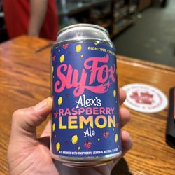Sly Fox Brewery & Tastin’ Room - Raspberry Lemon. FANTASTIC
