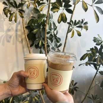 Homeboy Coffee - Cereal latte with oat milk (hot) and homeboy latte (iced) - Coffee & Tea Near Me - Artesia, California Homeboy Coffee - Cereal latte with oat milk (hot) and homeboy latte (iced) - Coffee & Tea Near Me - Artesia, California
