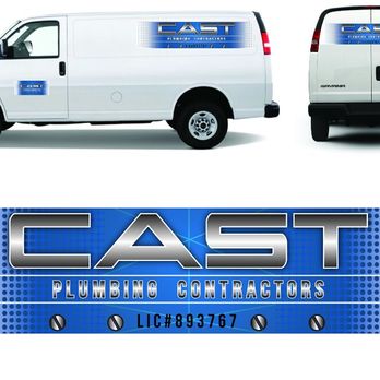 Cast Plumbing - the front and back of a van - General Contractors Near Me Cast Plumbing - the front and back of a van - General Contractors Near Me