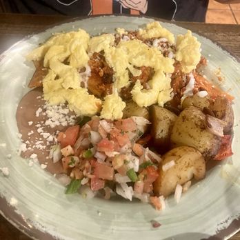The District Cafe - Chilakiles con chorizo - Breakfast & Brunch Near Me - Bakersfield, California The District Cafe - Chilakiles con chorizo - Breakfast & Brunch Near Me - Bakersfield, California