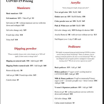 Yvonne's Nails - Covid 19 pricing. - Nail Salons Near Me - Fremont, California Yvonne's Nails - Covid 19 pricing. - Nail Salons Near Me - Fremont, California