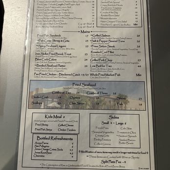 St Augustine Fish Camp - Menu - Seafood Near Me - St Augustine, Florida
