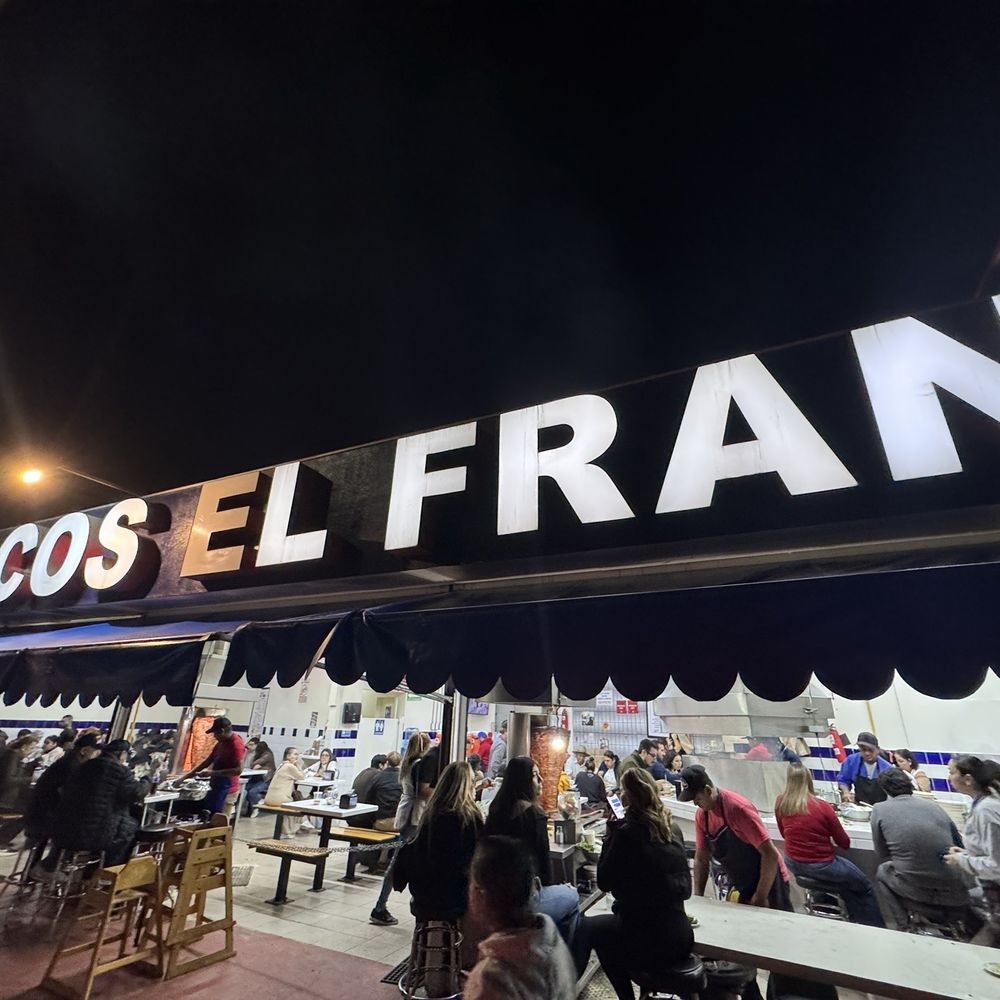 Tacos El Franc - Tacos El Franc! Be sure to watch the hours. They often open at 1pm. Very active at night - Tacos Near Me - Tijuana, BCN Tacos El Franc - Tacos El Franc! Be sure to watch the hours. They often open at 1pm. Very active at night - Tacos Near Me - Tijuana, BCN