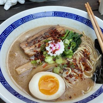 Menya Hosaki - Triple threat (I added the chili flakes) - Ramen Near Me - Washington, DC, District of Columbia Menya Hosaki - Triple threat (I added the chili flakes) - Ramen Near Me - Washington, DC, District of Columbia