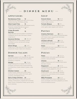 Menu photo 5 Rendezvous Dining & Social Salinas, CA Menu photo 5 Rendezvous Dining & Social Salinas, CA