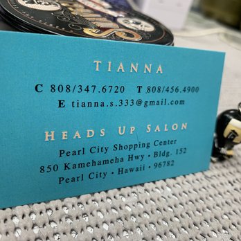 Heads Up Salon - Tianna is an awesome stylist! - Hair Salons Near Me - Pearl City, Hawaii Heads Up Salon - Tianna is an awesome stylist! - Hair Salons Near Me - Pearl City, Hawaii