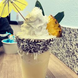 The Mayan Ice Cream - Banana, chocolate, coconut and pineapple