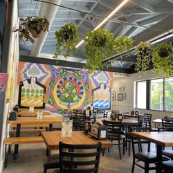 3 Bridges Brewing - Beautiful painting at the restaurant