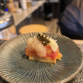 Omakase OSUKAA LIC - Toast, caviar toro - Japanese Near Me - Long Island City, New York