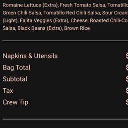 What I ordered