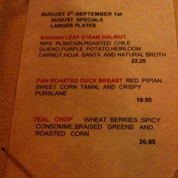 Chilam Balam - Menu changes but here ya go (3 of 3) - Mexican Near Me - Chicago, Illinois Chilam Balam - Menu changes but here ya go (3 of 3) - Mexican Near Me - Chicago, Illinois