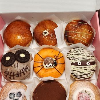 Flour Fresh Cream Donut - Halloween Donuts - Donuts Near Me - Los Angeles, California