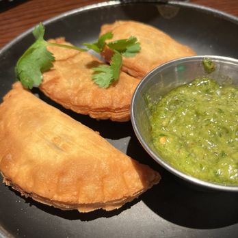 Puttshack - Oakbrook - Empanadas recommended by the waitress were nothing special. - Mini Golf Near Me - Oak Brook, Illinois