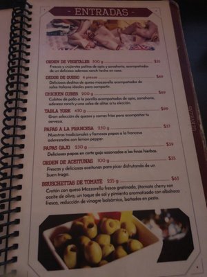 Menu photo 2 York Pub Tlaquepaque, JAL