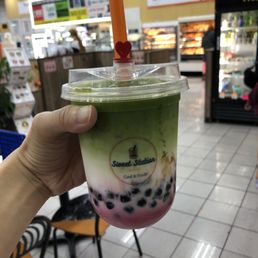Pink milk matcha Pink milk matcha