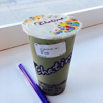 Chatime - Matcha RB (red beans) - Bubble Tea Near Me - Montreal, Quebec Chatime - Matcha RB (red beans) - Bubble Tea Near Me - Montreal, Quebec