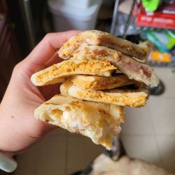 El Vincentino - Chicaron, mixta and shrimp pupusas $3.5 each