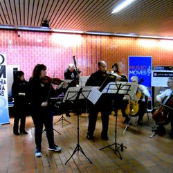 Jefferson Station - Philadelphia Orchestra musicians playing in the station
