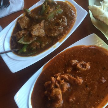 Cedars in University District - Jalfrazie curry with lamb and Rogan Josh curry with chicken - Indian Near Me - Seattle, Washington