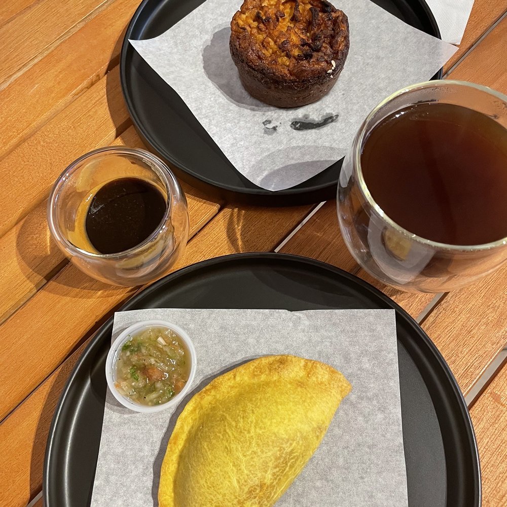 COF& - Empanada, espresso, americano, apple desert - Cafes Near Me - Bellingham, Washington COF& - Empanada, espresso, americano, apple desert - Cafes Near Me - Bellingham, Washington