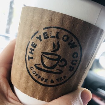 The Yellow Cup - Lavender latte with oat milk, 1/2 sweet. - Coffee & Tea Near Me - Houston, Texas The Yellow Cup - Lavender latte with oat milk, 1/2 sweet. - Coffee & Tea Near Me - Houston, Texas