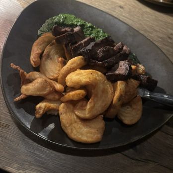 Barrel & Vine Plainfield - Chimichurri Steal Bites and potato's - Bars Near Me - Plainfield, Illinois