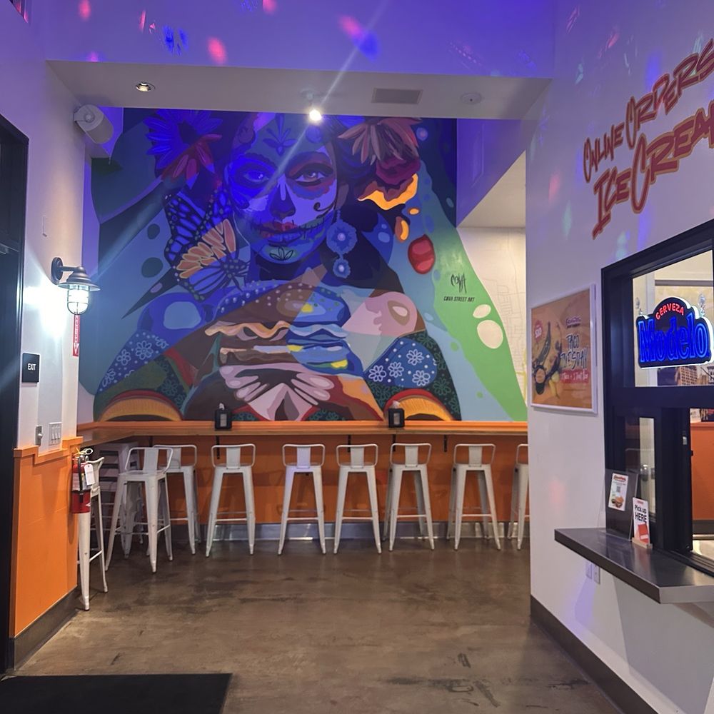 Beasties - Inside is small but they have clean bathrooms and all the condiments and a drink station. - Mexican Near Me - Long Beach, California Beasties - Inside is small but they have clean bathrooms and all the condiments and a drink station. - Mexican Near Me - Long Beach, California