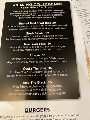Menu photo 6 Central Feed Grilling Lewistown, MT
