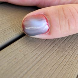 Botched cat eye manicure Botched cat eye manicure