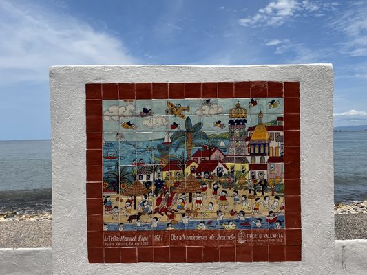 Puerto Vallarta Malecon by null