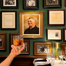 Vince Lombardi's Steakhouse - Historic Vince Lombardi memorabilia and iconic photographs displayed throughout the steakhouse.
