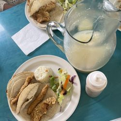 Tito's Restaurant & Bar - Fish tacos, guava juice