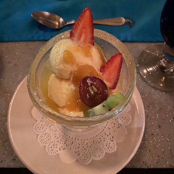 River Café - Brandy glazed mango - Mexican Near Me - Puerto Vallarta, JAL River Café - Brandy glazed mango - Mexican Near Me - Puerto Vallarta, JAL