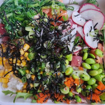 Poki Poki - Escondido - Look at all the colors - healthy and so yummy !! - Asian Fusion Near Me - Escondido, California