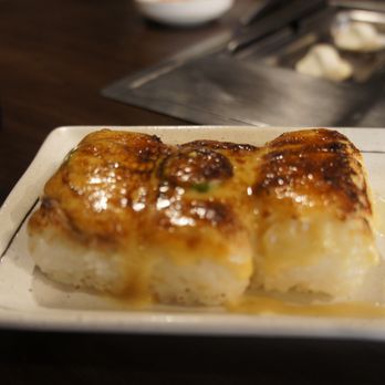 Dae Bak Bon Ga - Torched sushi - tuna and crab (29$ happy hour menu) - Korean Near Me - Vancouver, British Columbia