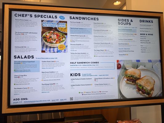 Menu photo 1 Mendocino Farms San Mateo, CA