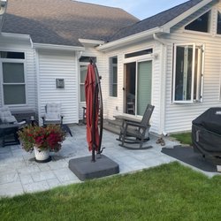Eldi Landscaping Services - This is the completed job one year later...with a little modification by me, adding the spot for the grill.
