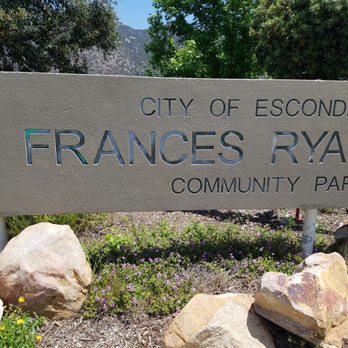 Frances Ryan Park - School parking lot, (shared parking lot), entrance. - Parks Near Me - Escondido, California